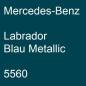 Preview: Mercedes-Benz, Labrador Blau Metallic, 5560.